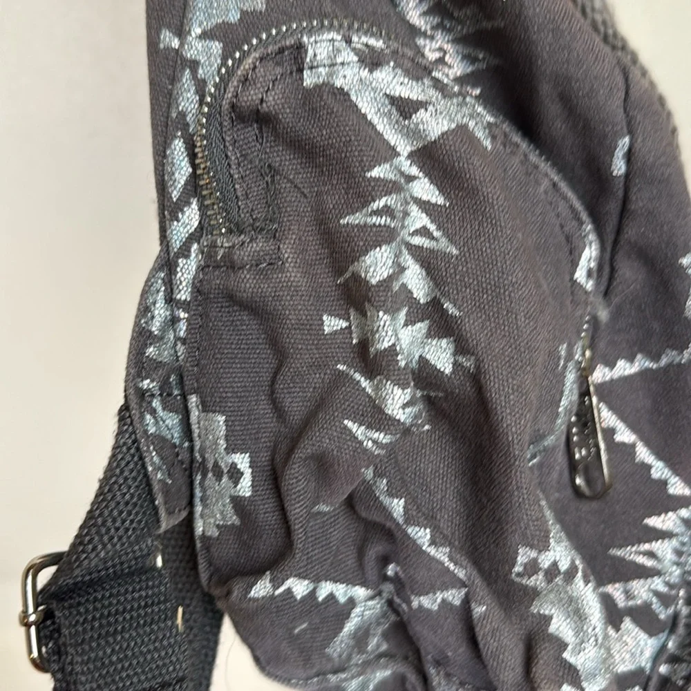 PINK Victorias Secret Gray and metallic Silver Women’s Backpack